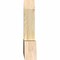 Ekena Millwork Portland Rough Sawn Timber Gable Bracket, Douglas Fir, 36"W x 21"H x 4"D x 6"F, 14/12 Pitch GBW036X21X0406POR00RDF - alternate 4